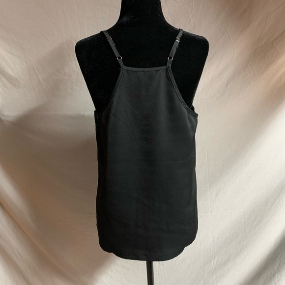 Black Contrast Sequin Cami Top - Picture 7 of 7